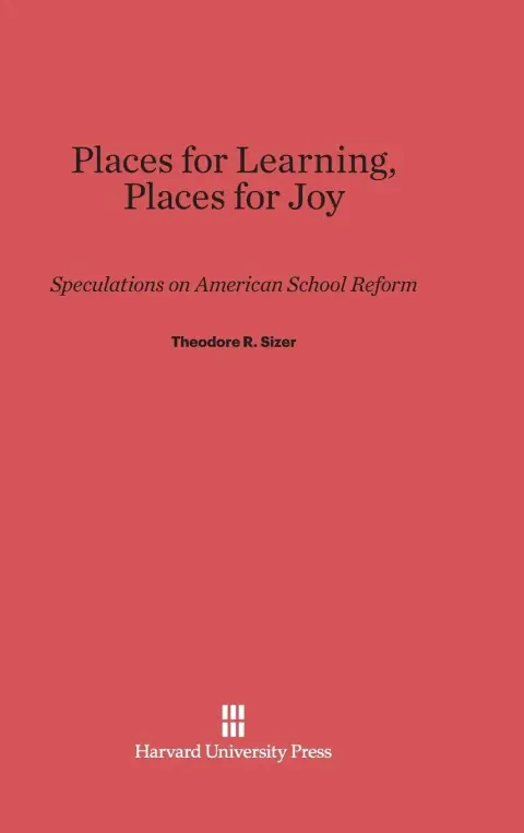 Cover of Places for Learning, Places for Joy