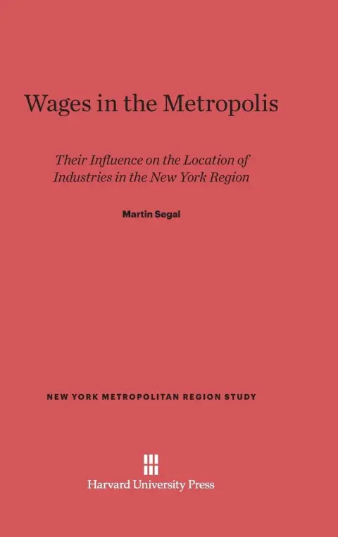 Cover of Wages in the Metropolis