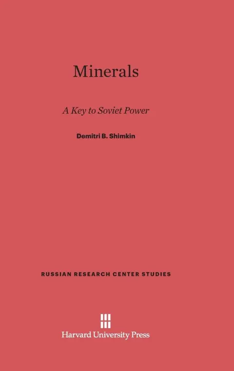 Cover of Minerals