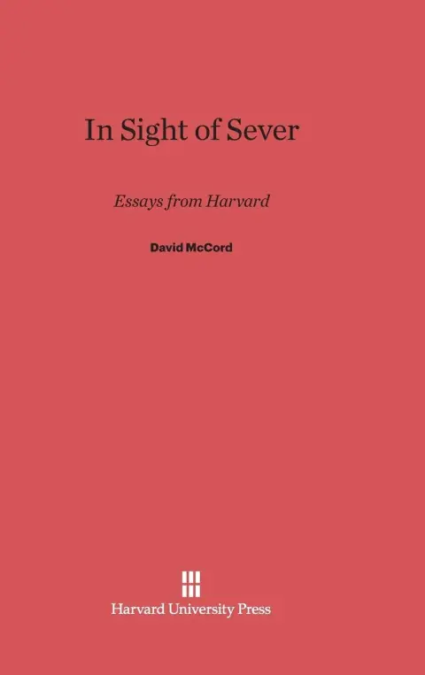 Cover of In Sight of Sever