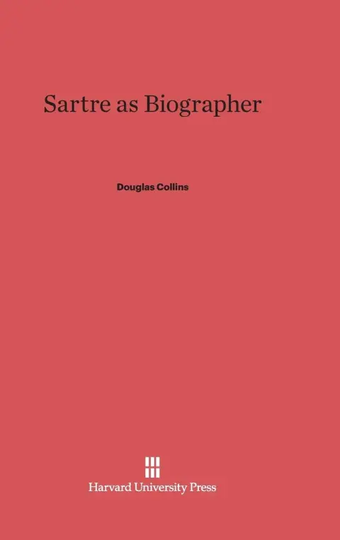Cover of Sartre as Biographer