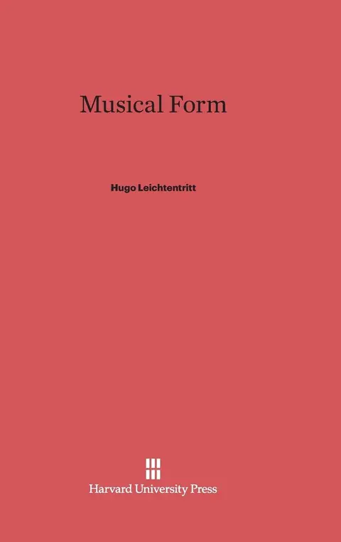 Cover of Musical Form