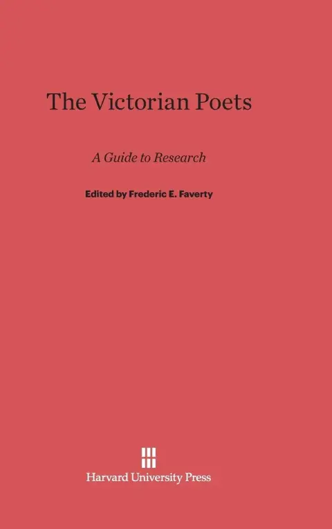 Cover of The Victorian Poets