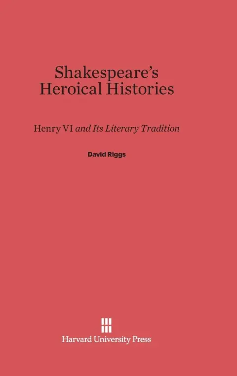 Cover of Shakespeare's Heroical Histories