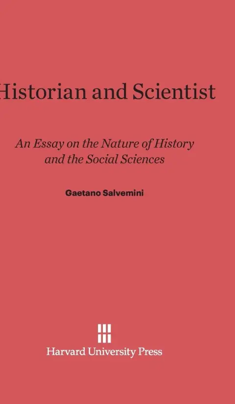 Cover of Historian and Scientist
