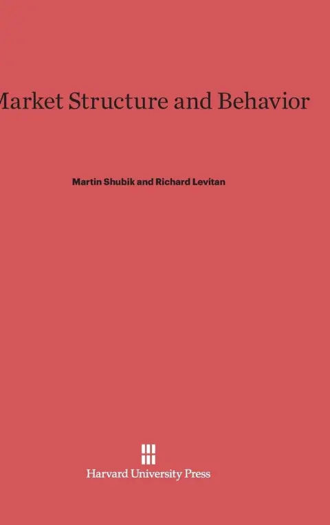Cover of Market Structure and Behavior
