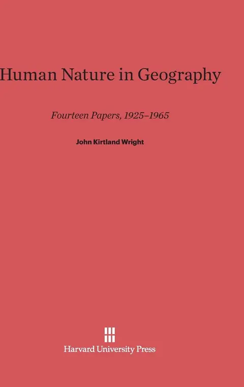 Cover of Human Nature in Geography