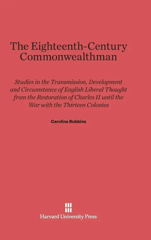 Cover of The Eighteenth-Century Commonwealthman