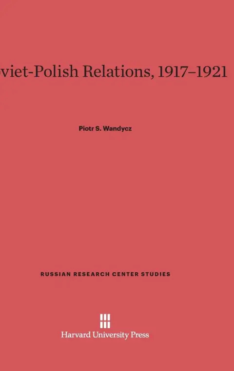 Cover of Soviet-Polish Relations, 1917-1921