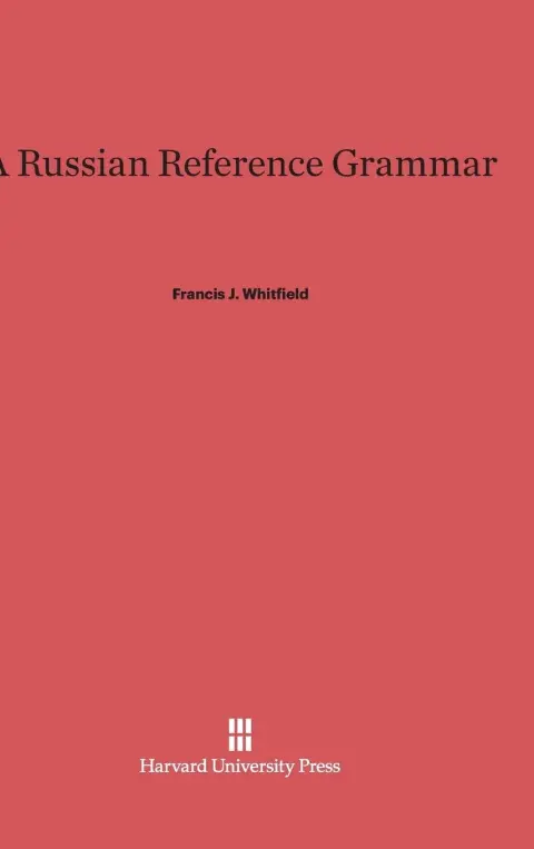 Cover of A Russian Reference Grammar