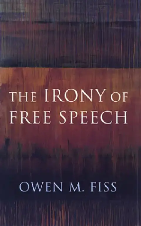 Cover of The Irony of Free Speech