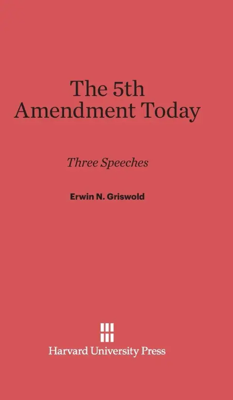 Cover of The 5th Amendment