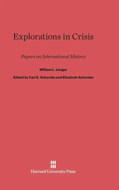Cover of Explorations in Crisis