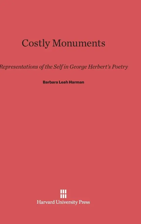 Cover of Costly Monuments