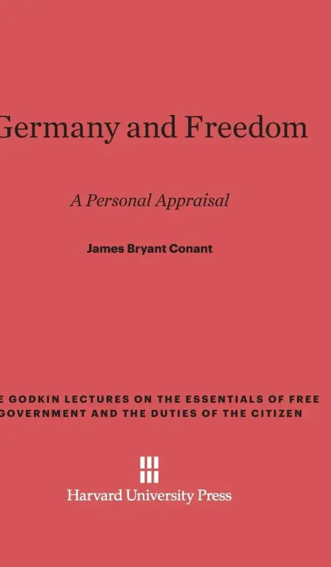 Cover of Germany and Freedom