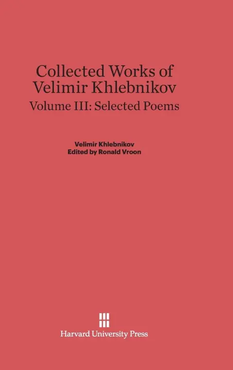 Cover of Selected Poems