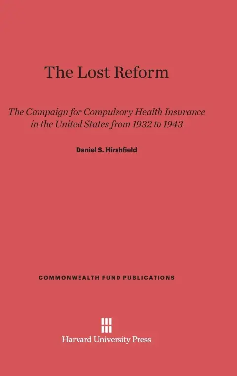 Cover of The Lost Reform