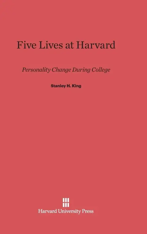 Cover of Five Lives at Harvard