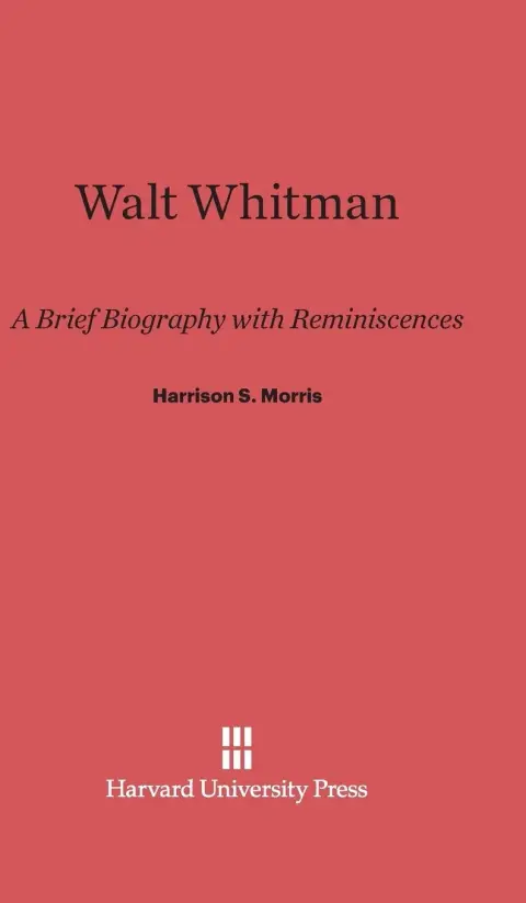 Cover of Walt Whitman