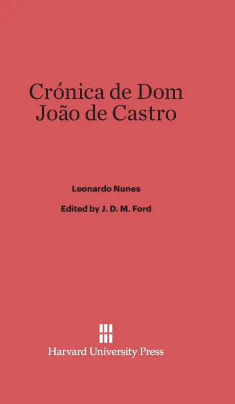 Cover of Cronica de Dom Joao de Castro