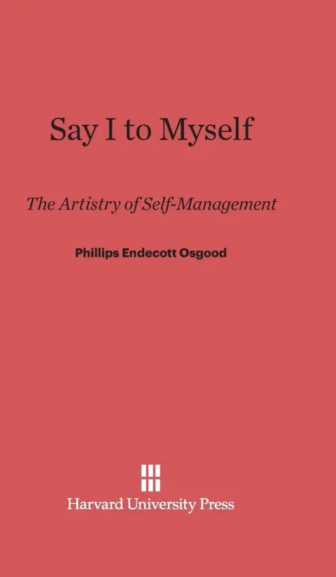 Cover of Say I to Myself