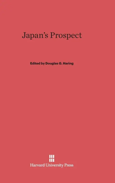 Cover of Japan's Prospect