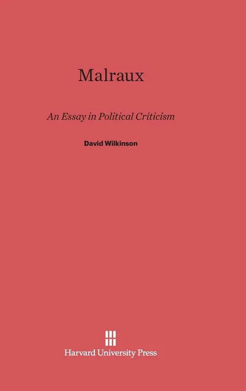 Cover of Malraux