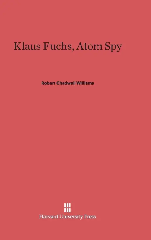Cover of Atom Spy Klaus Fuchs