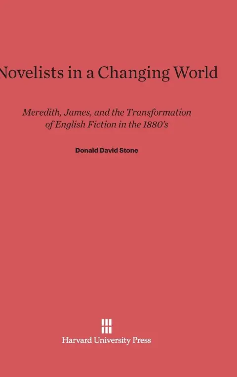 Cover of Novelists in a Changing World