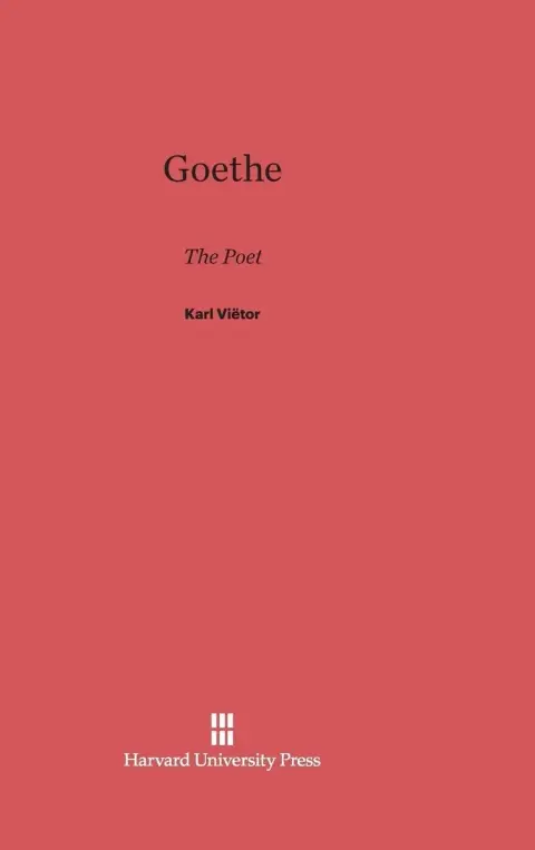 Cover of Goethe