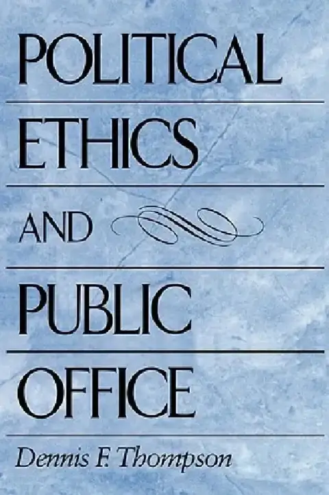Cover of Political Ethics and Public Office