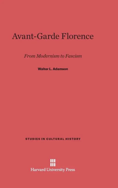Cover of Avant-Garde Florence