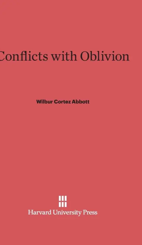 Cover of Conflicts with Oblivion