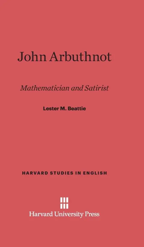 Cover of John Arbuthnot