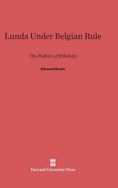 Cover of Lunda Under Belgian Rule