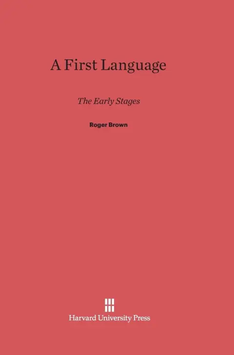 Cover of A First Language