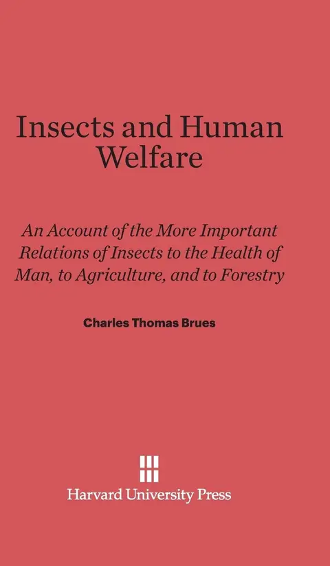 Cover of Insects and Human Welfare