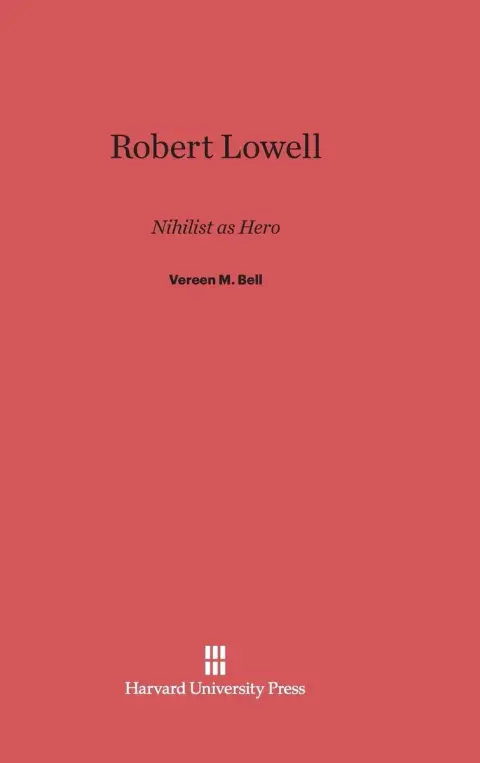 Cover of Robert Lowell
