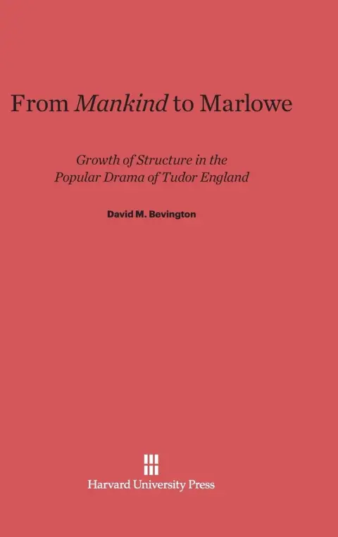 Cover of From Mankind to Marlowe