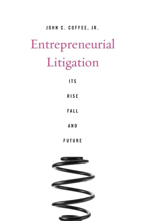 Cover of Entrepreneurial Litigation