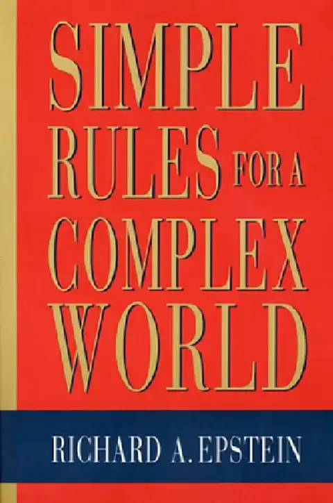 Cover of Simple Rules for a Complex World