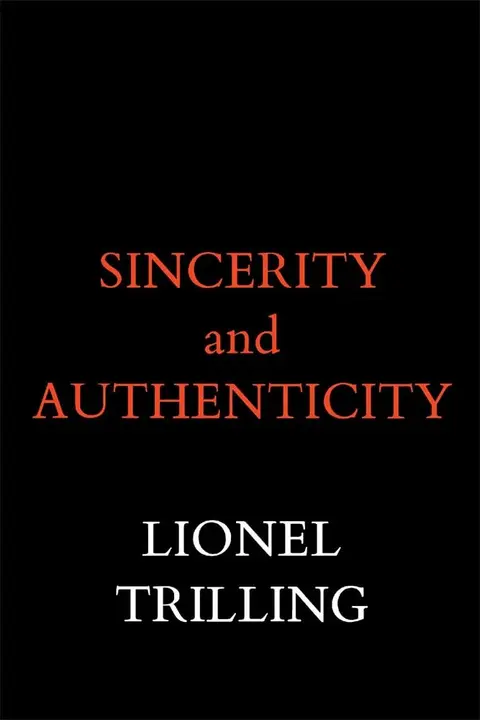 Cover of Sincerity and Authenticity
