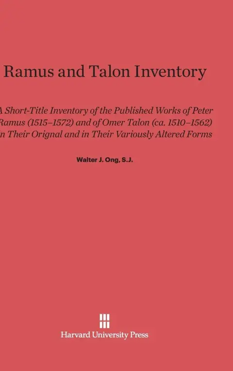 Cover of Ramus and Talon Inventory
