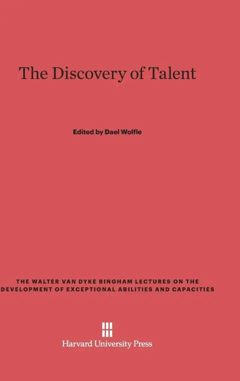 Cover of The Discovery of Talent