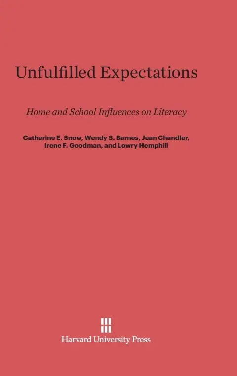 Cover of Unfulfilled Expectations