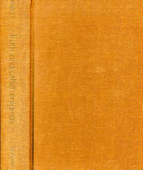 Cover of Truth & Other Enigmas