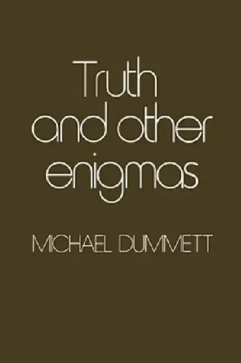 Cover of Truth and Other Enigmas