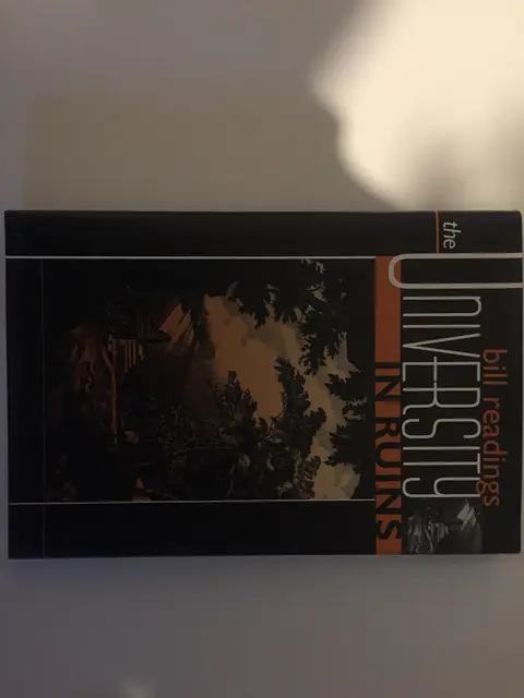 Cover of The University in Ruins