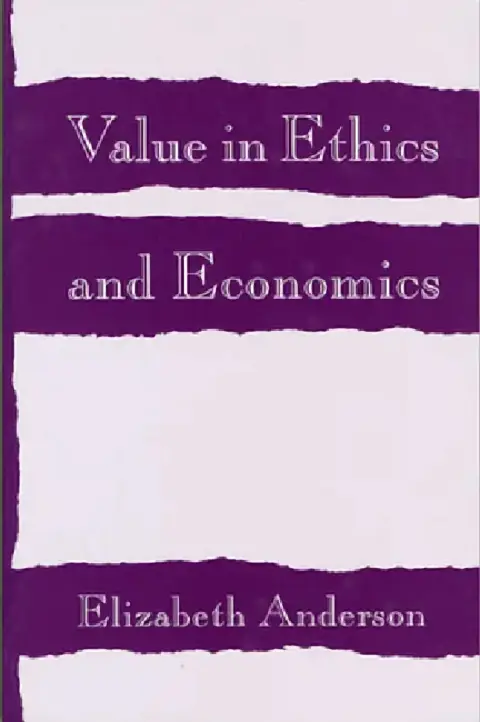 Cover of Value in Ethics and Economics