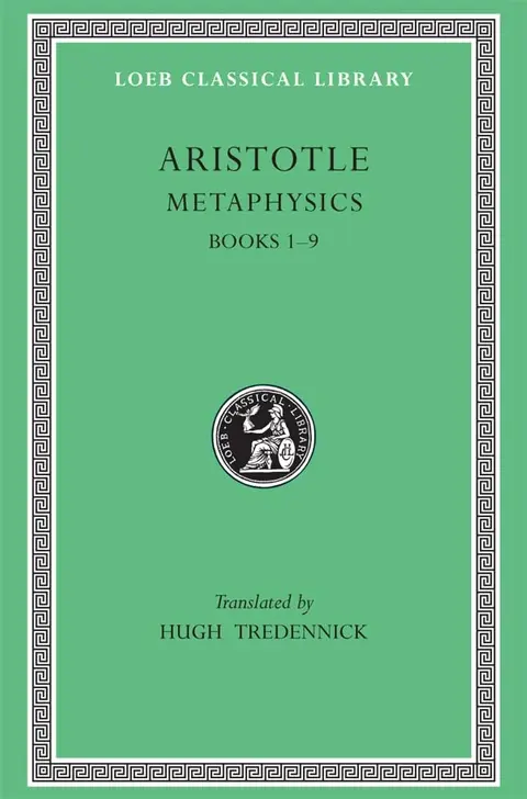 Cover of Metaphysics, Volume I – Books 1–9 (Greek)
